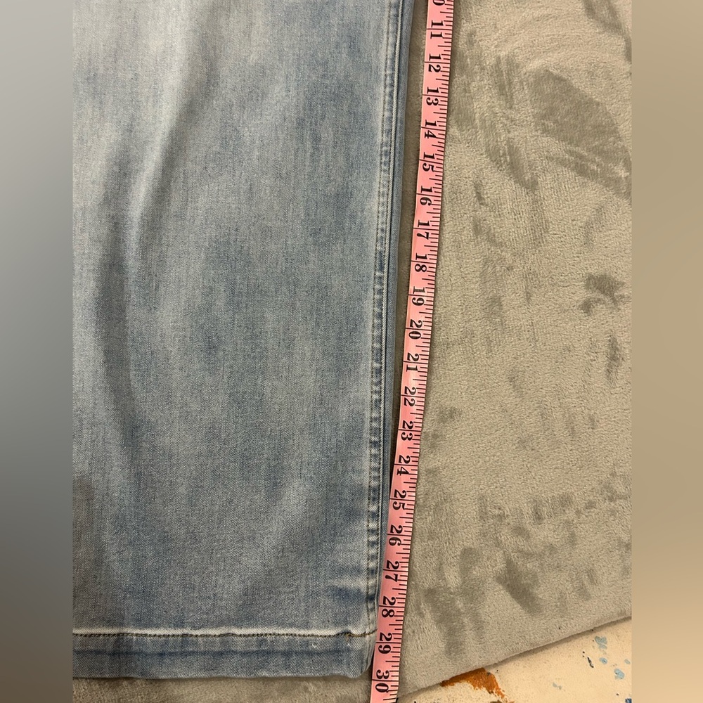 Soft surroundings ultimate denim wide leg jeans - Picture 6 of 9